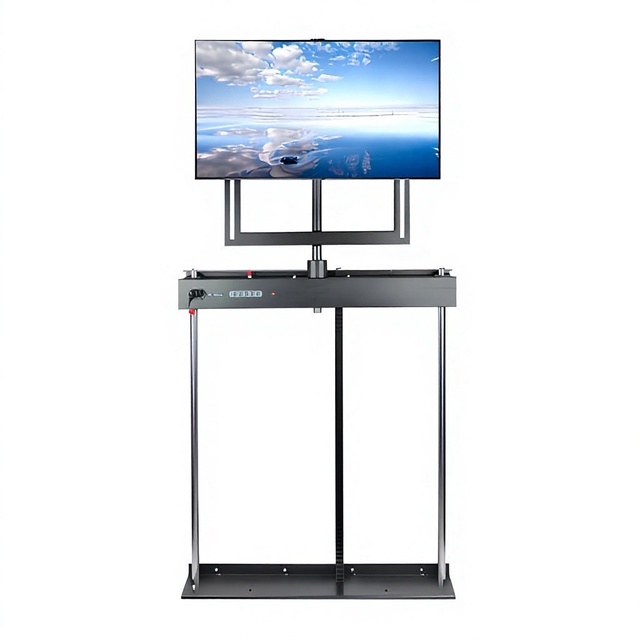Concealed Electric Lift TV Bracket with Remote Control Floor-standing TV Bracket TV Cabinet Mount