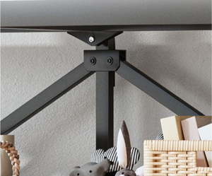 ชั้นวางของพับได้ที่เก็บของภายในบ้านชั้นวางจอแสดงผลในครัวแบบพับได้พร้อมล้อชั้นวางของในครัว - Product Image 5