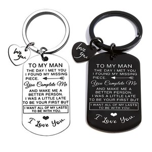 Cadeau de maman à mon fils <span class=keywords><strong>je</strong></span> t'<span class=keywords><strong>aime</strong></span> porte-clés pour lui garçons hommes inspiration pendentif gravé porte-clés étiquettes cadeau anniversaire - Product Image 1