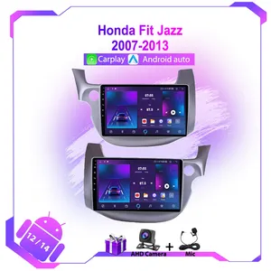 Autoradio multimédia 4G Android 12 WiFi pour Honda Fit <span class=keywords><strong>Jazz</strong></span> 2007-2013, lecteur vidéo, navigation GPS, CarPlay, 2din - Product Image 1