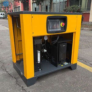 Yeni Fabrika Düşük Gürültülü Vidalı Kompresör 7.5KW Endüstriyel Hava Kompresörü PLC Motorlu Pompa, Sprey Tabancası Boyama Üretim Hattı için - Product Image 3