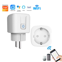 Prise intelligente Tuya WiFi Zigbee 16A EU avec moniteur d'énergie, prise sans fil