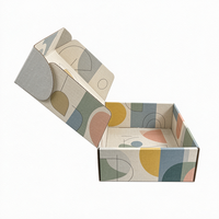 Boîte cadeau personnalisée avec logo en relief, boîte en papier kraft recyclé, impression offset, anti-écrasement, pour cadeaux, emballage en vrac