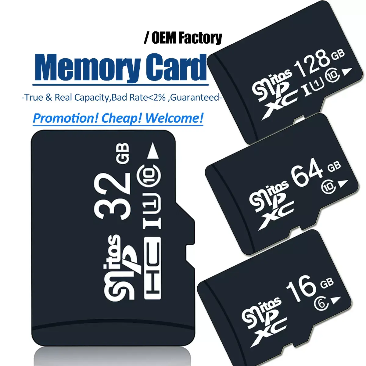Micro TF SD Memory Card 1GB 2GB 4GB 8GB 16GB Memoria 32GB 64GB 128GB Micro TF SD Flash Memory Card