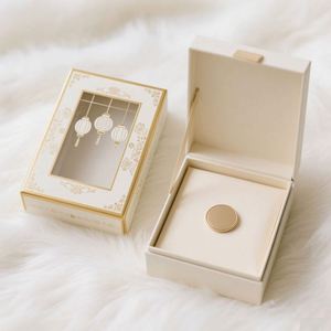 Boîte cadeau Coran en papier couché mat gaufré haut de gamme sur mesure avec fermeture magnétique, coffret rigide, cadeaux musulmans, chaussettes - Product Image 4