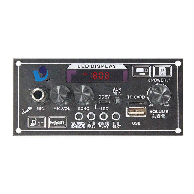3.7V Mini Plastic Digital Audio Power Amplifier Module 7W Mono Amplifier Board with for