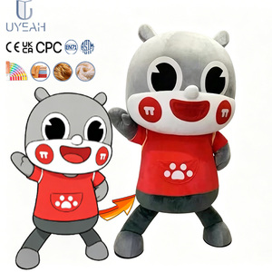 Uyeah ODM MOQ1PC <span class=keywords><strong>Costume</strong></span> <span class=keywords><strong>da</strong></span> Mascotte Animale 3D in Schiuma con Logo Personalizzato, <span class=keywords><strong>Costume</strong></span> Intero in Peluche per Adulti, Outfit <span class=keywords><strong>da</strong></span> Mascotte Orso <span class=keywords><strong>Panda</strong></span> - Product Image 1
