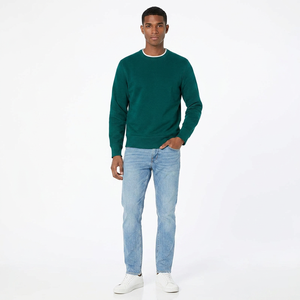 Ensemble de sweat-shirts d'hiver unisexe de haute qualité, couleur unie, vêtements décontractés, logo personnalisé, pull uni, taille plus, sweats pour hommes - Product Image 1
