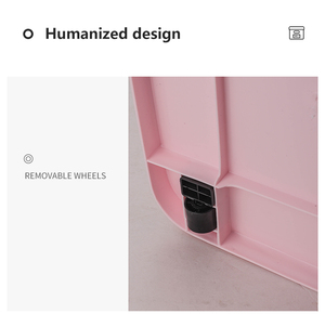 Trung Quốc OEM bán buôn hộ gia đình lưu trữ Stackable 7l-210l giá tốt nhựa hộp lưu trữ với nắp và bánh xe - Product Image 5