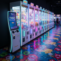 Máquina Expendedora de Tarjetas Arcade FUNOVA de 32 Pulgadas, Kiosco de Autoservicio, Recarga de Membresía sin Efectivo para Centros de Juegos y Parques de Diversiones FEC