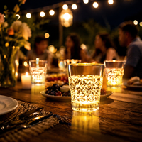 Gobelet lumineux LED innovant pour hôtel, classé IP65, réutilisable, pour fêtes, bars et cocktails