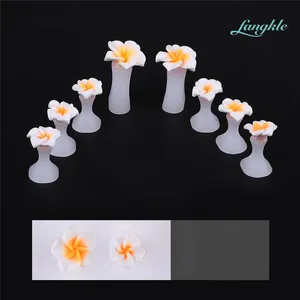 Fangkle toptan moda pedikür bakımı silikon çiçek ayak ayırıcı