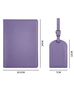 Set de Regalo de Viaje: Porta Pasaportes, Etiquetas para Equipaje, Cartera para Tarjetas de Embarque, Etiquetas de Identificación Antipérdida, Impresión Serigráfica, Logotipo Personalizado - Product Image 6