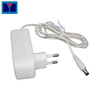 Adaptateur secteur EU 12V 2.5A 2500MA avec alimentation à découpage AC DC, connecteur DC 5.5*2.5 5.5*2.1 pour éclairage LED, matériau PC