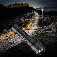 ZOOMFIRE Alliage d'aluminium IP65 Étanche De Poche LED Lampe De Poche Vélo Camping Tactique Type-C USB De Charge ZF001