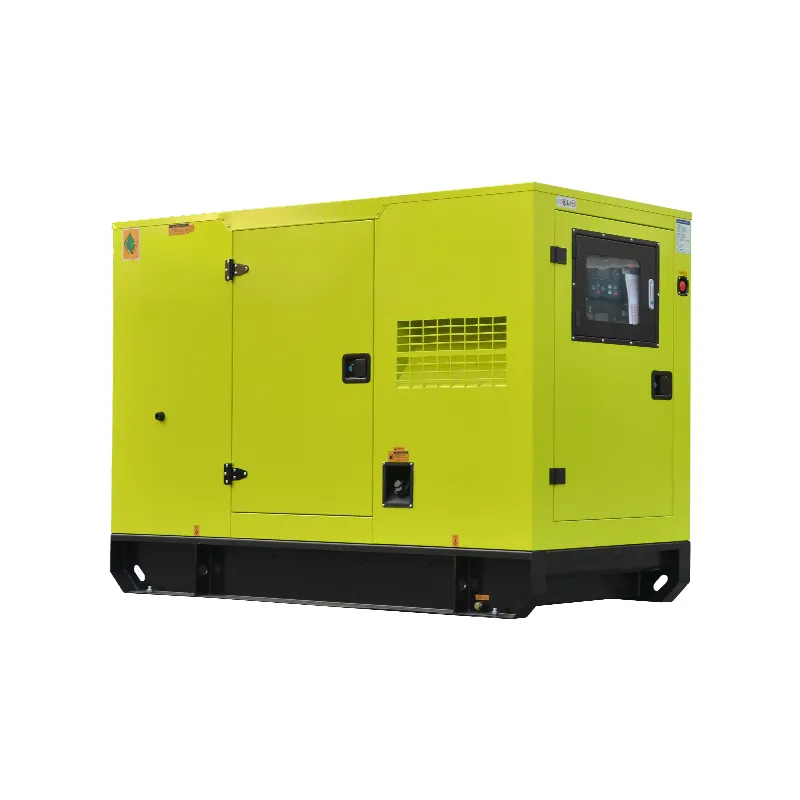 silent type 50hz ac three phase 12kw 15kva air cooled generator set powered by deutz engine F2L912