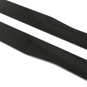 Extensiones de faldas laterales estilo PSM negro brillante para <span class=keywords><strong>BMW</strong></span> F80 M3 F82 <span class=keywords><strong>M4</strong></span> - Product Image 2