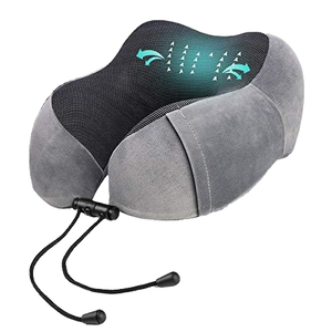 2025 Tốt Nhất Tùy Chỉnh Quá Khổ Ergonomic Hình Dạng U Du Lịch Sang Trọng Cổ Gối Bộ Nhớ Bọt Làm Đầy Có Thể Tháo Rời Bìa 360 Độ - Product Image 1