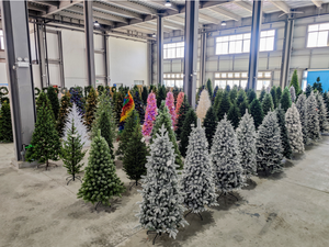 2026 Chất lượng cao PE + PVC màu hồng Gradient Cây giáng sinh hộ gia đình nhỏ đứng trang trí biên giới được đánh giá tốt nhỏ - Product Image 5