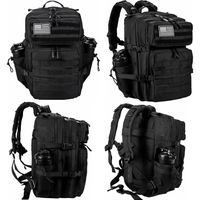 Sac à dos tactique de sport en plein air, imperméable, 45L, 900D, EDC, MOLLE, avec logo personnalisé, faible MOQ