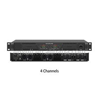 Amplificateur numérique de classe D série IR 300W/450W*2ch/4ch 1U avec panneau en aluminium, amplificateur audio professionnel pour bar, salle de concert, karaoké