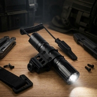 Lampe torche LED tactique longue portée 1000LM, étanche IP68, rechargeable par USB, en alliage d'aluminium, pour la chasse et la randonnée