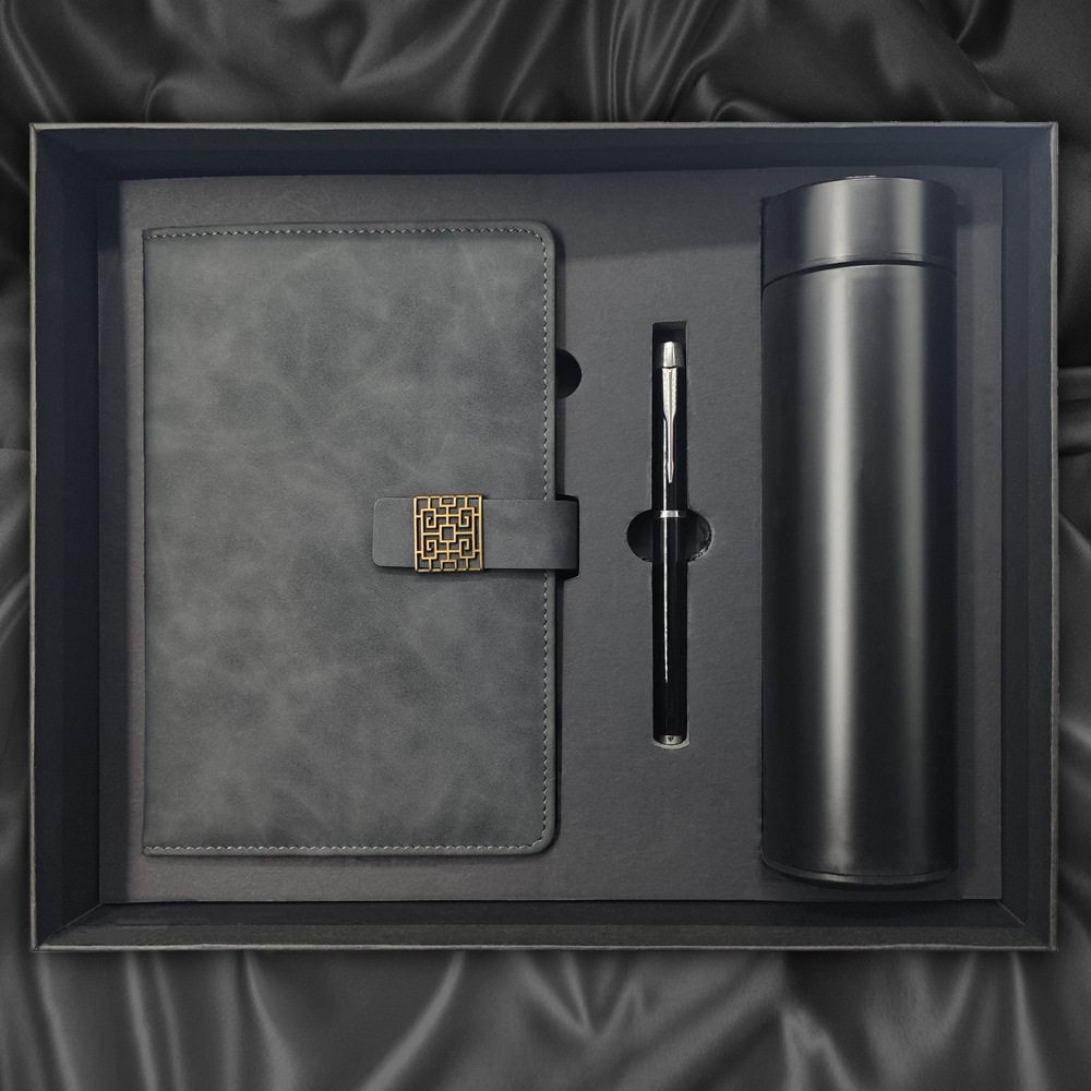 Stylo thermos pour carnet noir