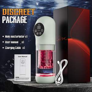 Giocattolo per adulti Pussy Sex Machine Stroker vibratore di spinta rotante succhiatore elettrico maschio masturbatore strumento per gli uomini pompa del pene - Product Image 6