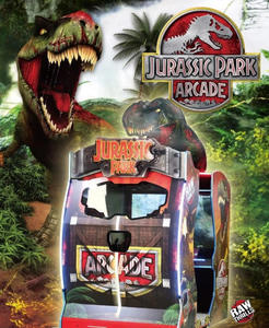 Coin-operated shooting <b>game</b> <b>machine</b> Analog shooting simulator arcade Jurassic Park themed arcade <b>game</b> analog shooting <b>machine</b> - Product Image 6