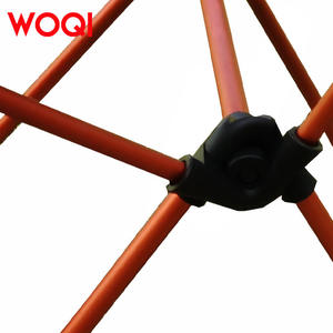 Chaise pliante d'extérieur Woqi en alliage d'aluminium, portable et légère, pour le camping et la pêche, couleur orange, 58,5 x 44 x 100,5 - Product Image 1