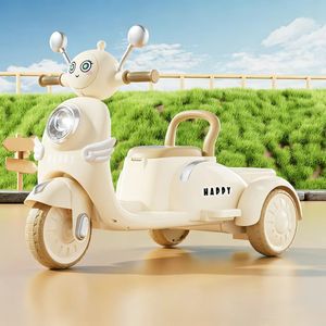 Motocicleta Eléctrica Doble para Niños 2026, Diseño de Dibujos Animados, Material PP/PU, Triciclo de Juguete para Niños de 2 a 12 Años - Product Image 5