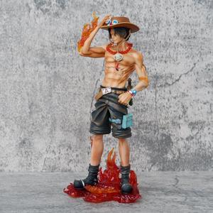 Pirate King Series fait à la main BT Statue modèle PVC Ace flamme support <span class=keywords><strong>Anime</strong></span> poupée décoration cadeaux pour garçons inspiré Animation japonaise - Product Image 2