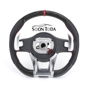 Volante de Fibra de Carbono Personalizado con Marca de Calibración Roja para Benz <span class=keywords><strong>E</strong></span> W204 W212 AMG W213 W205 C300 W211 W221 W222 <span class=keywords><strong>GLC</strong></span> C253 E63 X253 - Product Image 2