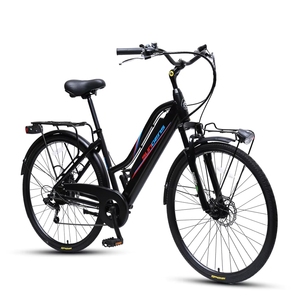 Vélo électrique de ville TXED Eurobike, moteur arrière sans balais, 26 pouces, <span class=keywords><strong>6</strong></span> vitesses, frein à disque, batterie au lithium - Product Image 3
