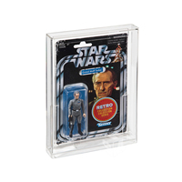 Vitrine d'exposition de figurines d'action Star Wars personnalisée en acrylique transparent de luxe résistant aux UV