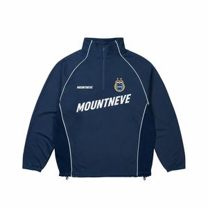Ensemble de survêtement pour <span class=keywords><strong>homme</strong></span>, pull à quart de zip, pantalon de jogging, mélange de coton respirant, passepoil contrastant, sport, entraînement, streetwear, personnalisable OEM - Product Image 4