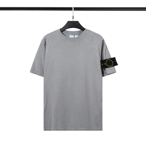 Camiseta de Verano de Manga Corta para Hombre, 100% Algodón, Estilo Casual, con Efecto Lavado, Diseño de Piedras, de Lujo, Superventas 2026 - Product Image 5