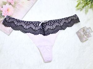 Женские трусики-стринги с кружевной вышивкой - Product Image 3