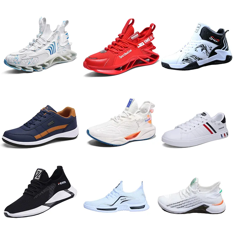 Chaussures blanches décontractées pour hommes Sneaker pour homme 2024 de qualité supérieure baskets personnalisées pour hommes femmes et dames chaussures de marche