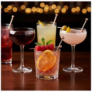 Lot de 15 pics à cocktail en acier inoxydable, brochettes à olives pour Martini, bâtonnets de garniture métalliques réutilisables pour boissons - Product Image 4