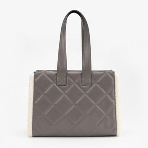 กระเป๋าคลัทช์ผู้หญิงหนัง PU ดีไซน์หรูหราทันสมัย ความจุเยอะ ปิดด้วยซิป หูหิ้วเดี่ยว ซับในโพลีเอสเตอร์ CN;GUA - Product Image 5