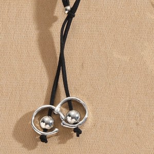 Collar tejido moda Vintage perla espiral redondo marca aleación colgante collar para mujer Uionen 1448 - Product Image 1