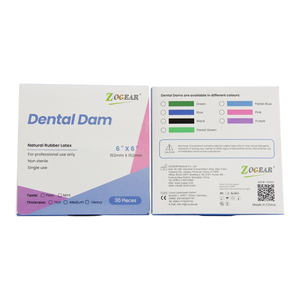 TA052 ZOGEAR 6'*6' Feuille de barrage dentaire jetable en caoutchouc naturel pour consommables dentaires - Product Image 3