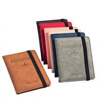 Nouvel Étui de Voyage Antivol en Cuir PU Premium pour Femme avec Logo Personnalisé, Porte-Passeport Étanche et Portefeuille de Protection