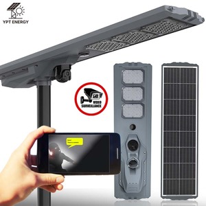 Farola Solar con Cámara 4G WiFi para Granja, Patio, Exterior, Todo en Uno, Lámpara Solar Inalámbrica, CCTV, Encendido Automático de Noche a <span class=keywords><strong>Amanecer</strong></span> - Product Image 1