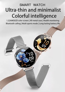 2025 Phụ Nữ Mới Thông Minh Đồng Hồ Nx21 1.32 ''Amoled Bt Cuộc Gọi Thiết Kế Mỏng 8.1Mm IP68 Không Thấm Nước - Product Image 2