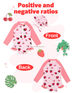 <span class=keywords><strong>Maillot</strong></span> <span class=keywords><strong>de</strong></span> <span class=keywords><strong>bain</strong></span> une pièce pour fille, <span class=keywords><strong>bébé</strong></span>, tout-petit, nourrisson, avec fermeture éclair, protection solaire UPF 50+, manches longues, pour 3M-4T, OEM ODM - Product Image 6