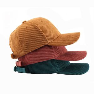 Gorro Deportivo de Pana para Mujer, Color Sólido, con Visera Curva, para Otoño e Invierno, Gorra de Béisbol Cálida para Actividades al Aire Libre - Product Image 2