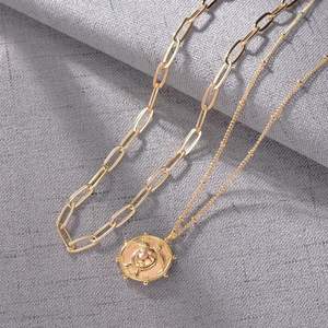 Gioielli progettati su misura 18K oro giallo gioielli oro ciondolo da <span class=keywords><strong>donna</strong></span> pura croce gioiello collana d'oro - Product Image 4