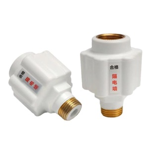Conector Universal de Pared para Calentador de Agua, Anti-Descargas Eléctricas, Material PBT, Unidad de Aislamiento de Lámina de Aluminio Blanca - Product Image 1